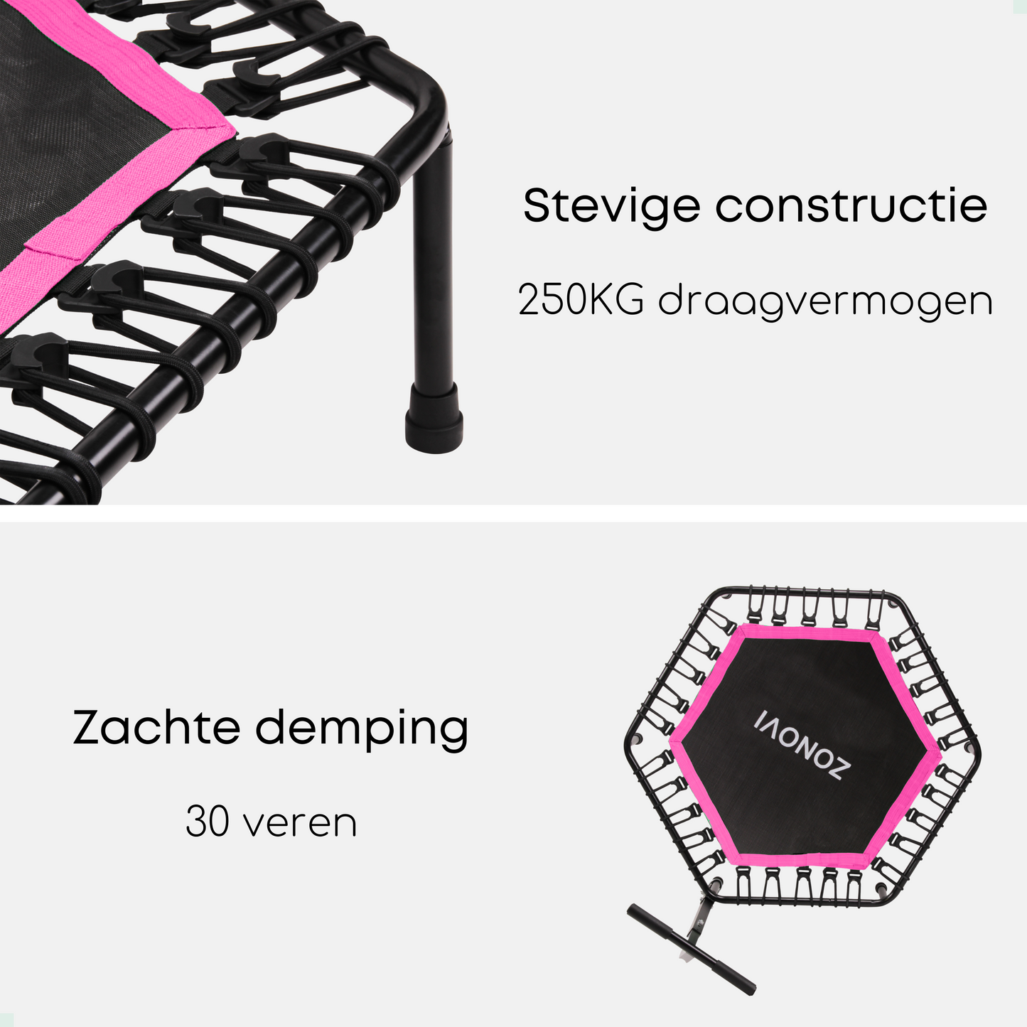 Zonovi Fitness Trampoline Roze (2e Kans)