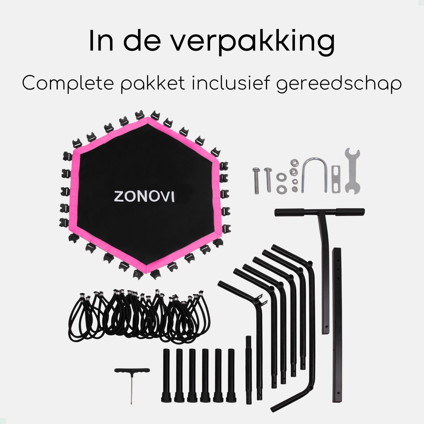 Zonovi Fitness Trampoline Roze (2e Kans)