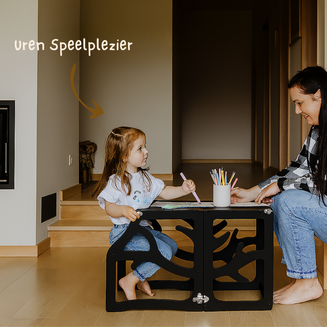 Zonovi Leertoren Zwart (LET OP! UITERLIJK 28-08 IN HUIS)
