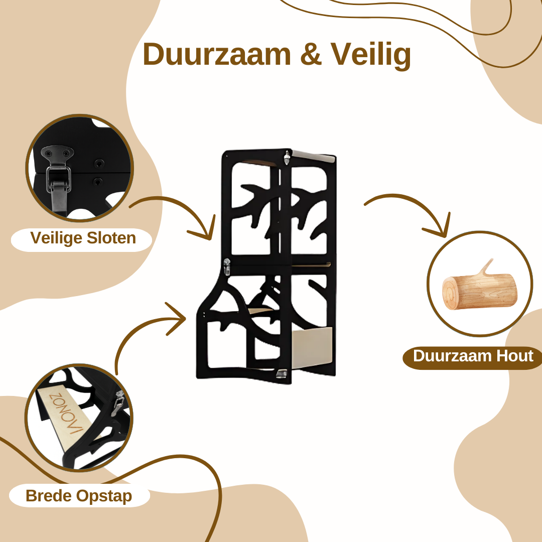 Zonovi Leertoren Zwart (LET OP! UITERLIJK 28-08 IN HUIS)