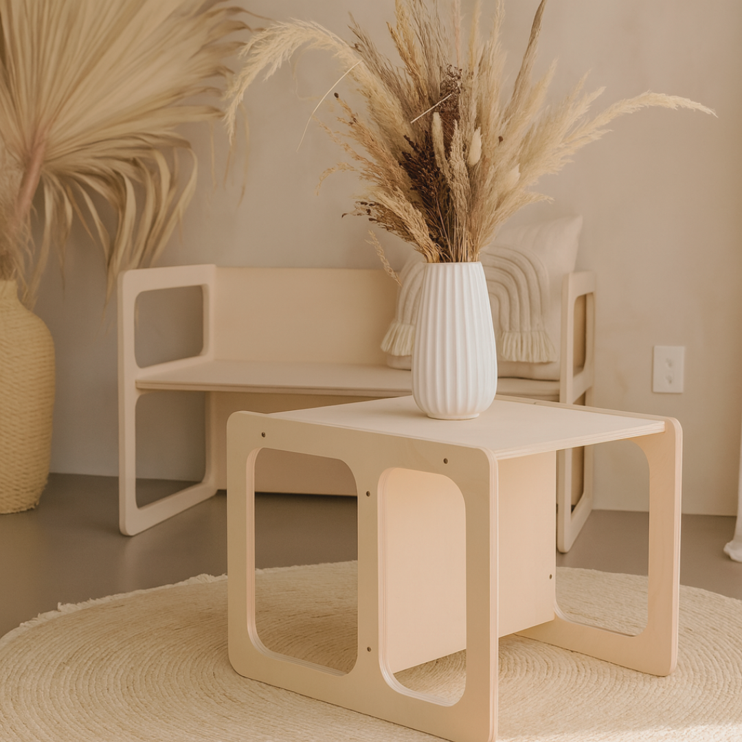 Zonovi Montessori Kindermeubel Set (Let op! UITERLIJK 28-08 IN HUIS)