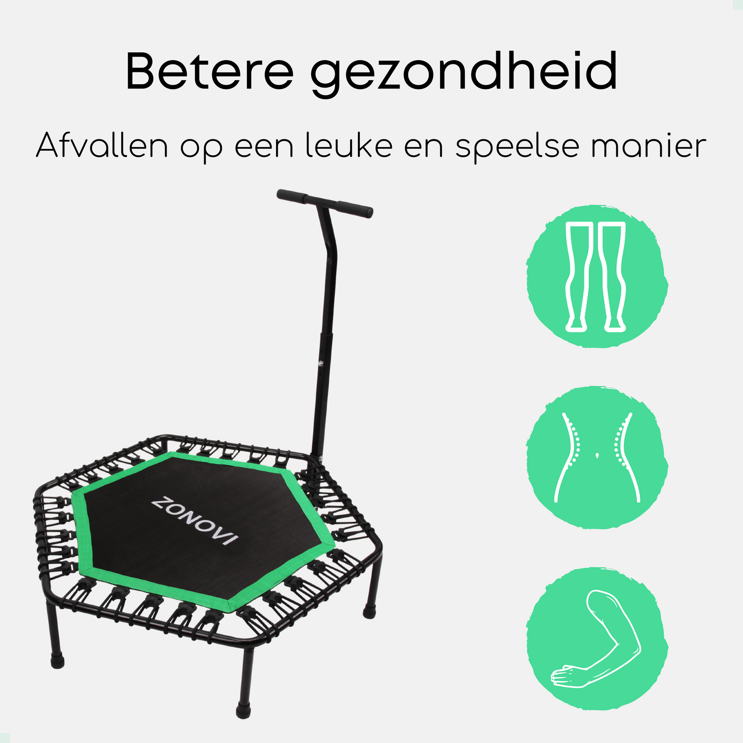 Zonovi Fitness Trampoline Groen