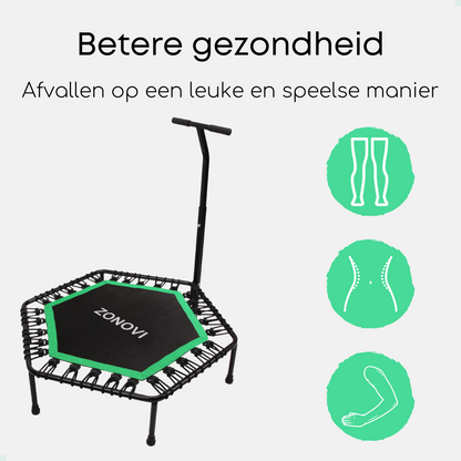 Zonovi Fitness Trampoline Groen