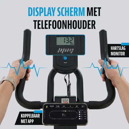 Zonovi Spinningfiets - Spinningbike - Fitness Fiets (LET OP UITERLIJK 24-06 in huis)!