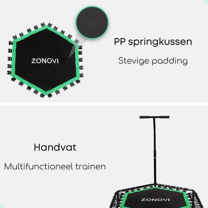 Zonovi Fitness Trampoline Groen