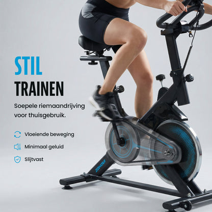 Zonovi Spinningfiets - Spinningbike - Fitness Fiets (LET OP UITERLIJK 24-06 in huis)!