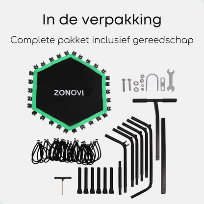 Zonovi Fitness Trampoline Groen