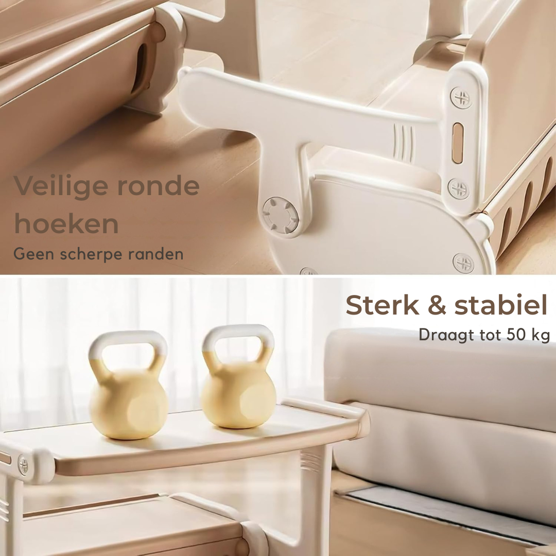 Zonovi Kinderbureau 3 in 1 - Kindertafel en Stoeltjes - Tekentafel - Speeltafel voor Peuter - Omkeerbaar Bureaublad met Stiften