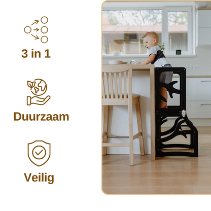 Zonovi Leertoren Zwart (LET OP! UITERLIJK 28-08 IN HUIS)